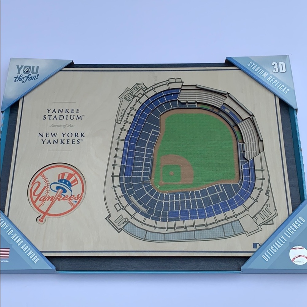 3D Yankee Stadium Wood Replica